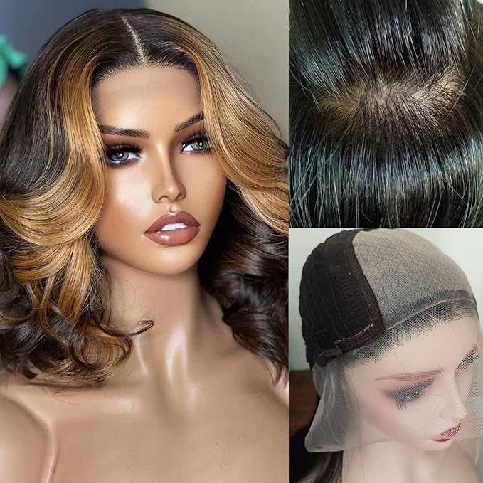 Deep Wave Brown Full Lace Wig 250% Density 30 Inches